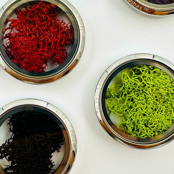 Eternal Moss Locket Pendant Necklace- Scarlet Red - Picture 4 of 9